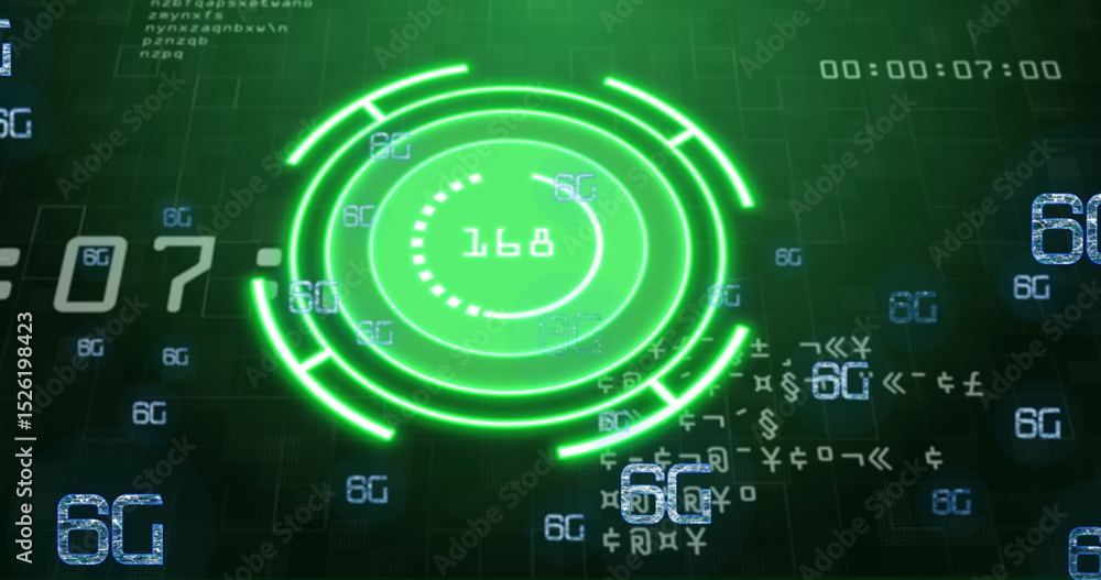 Poster image of scope scanning over data processing