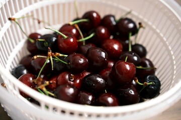 Summer berries. Sweet cherries. Photo 2