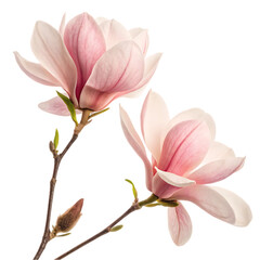 Obraz premium Pink Magnolia Blossoms