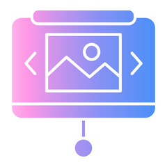 slideshow Gradient icon