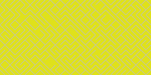 Labyrinth illustration isolated on yellow