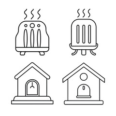 Electric device line art bundle  