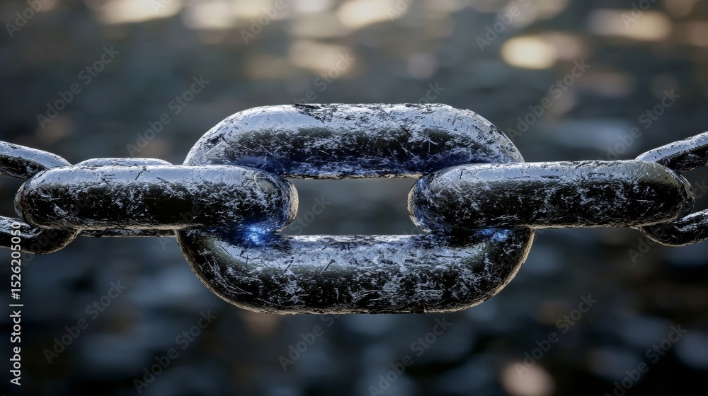 Aufkleber metallic connection a symbol of integrity in cybersecurity and the protection of data integrity