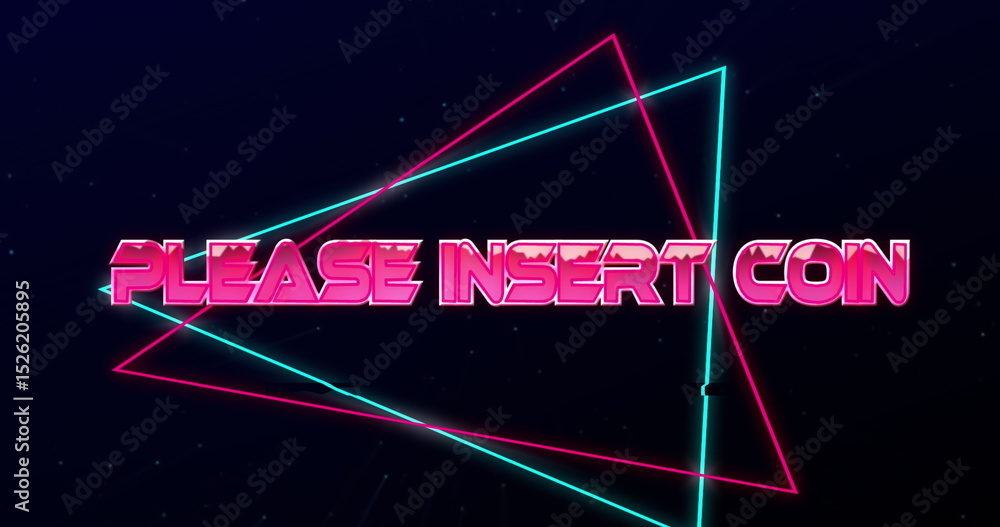 Poster image of please insert coin text over spots