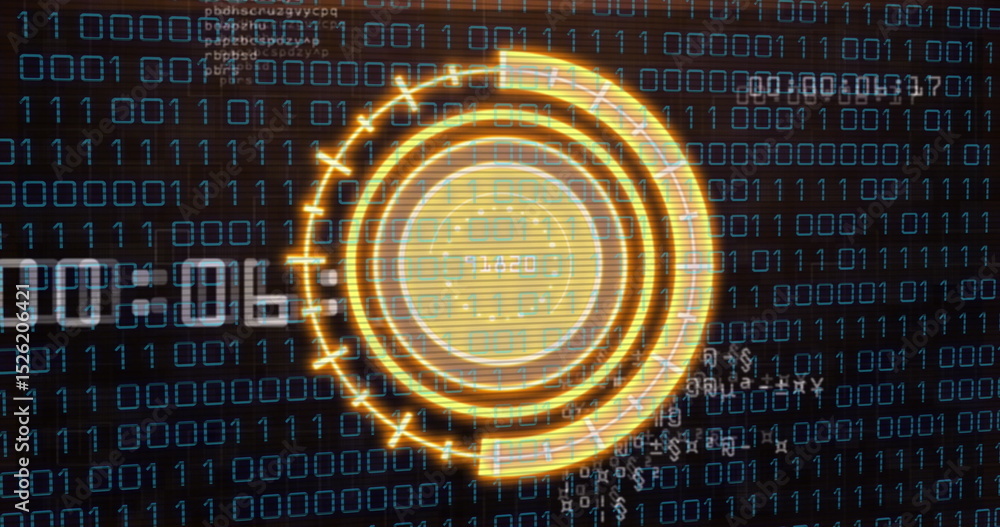 Poster image of scope scanning over data processing