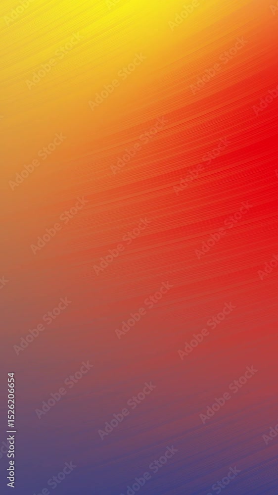 Poster vertical abstract gradient background animation with smooth color transitions from yellow to red to 