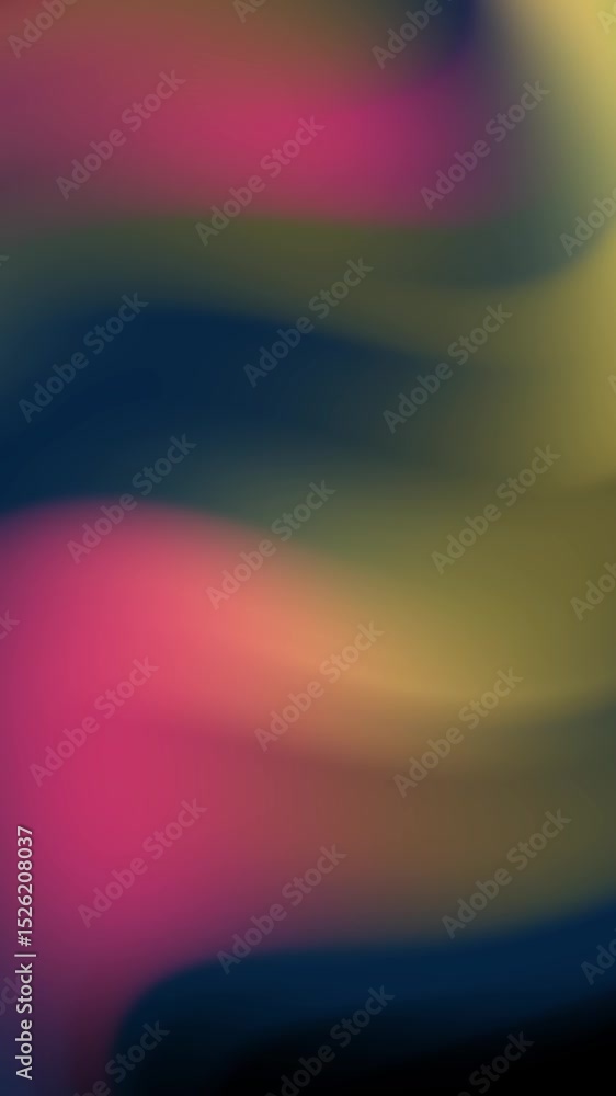 Poster vertical mesmerizing abstract gradient animation of smooth color transitions with fluid motion and v