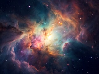 Obraz premium Abstract cosmic nebula