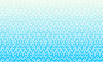 和柄・背景・和柄背景・和風背景・和柄模様・和柄パターン・和柄素材・青海波・水色・青・夏