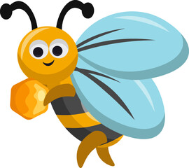 Bee spring insect element