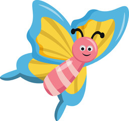 Obraz premium Butterfly spring insect element