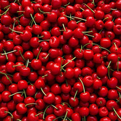 cherries on the market