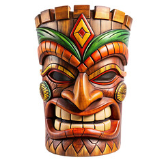 Hand Carved Tiki Mask