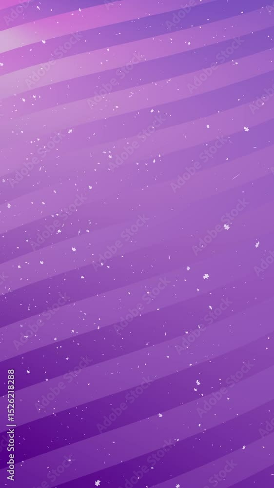 Aufkleber vertical abstract purple background with dynamic diagonal stripes and falling particles creates a dr