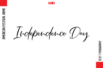 Frenchoy  -American Festivals Name Typography Text