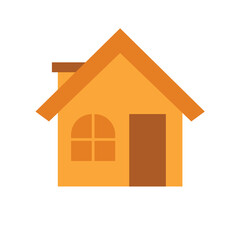 Vector image house, house vector art, clip art house, home clip art, house clip art, clip art of homes, house icon flat design vector illustration, isolated on white background
