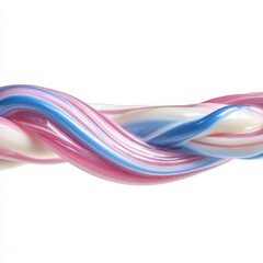 Abstract Swirl of Pink Blue and White Toothpaste Gel Cream Texture Background