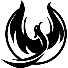 Phoenix Bird Logo Design