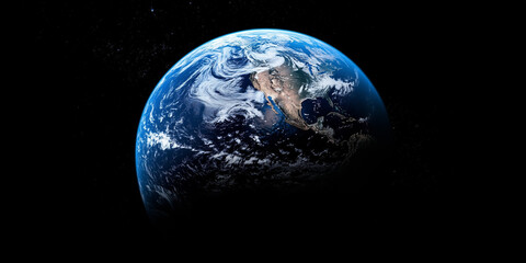 Obraz premium Hydrogen energy revolution planet earth global economy insights space view innovative solutions