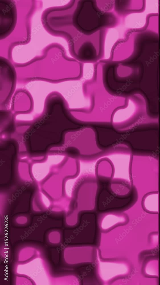 Poster vertical abstract pink pattern animation with liquid effect and flowing shapes for stylish backgroun