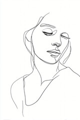 minimal line art that inspires calm and relax
