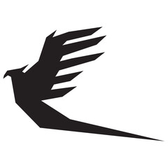 Phoenix Bird Logo Design Set