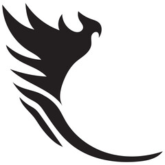 Phoenix Bird Logo Design Set