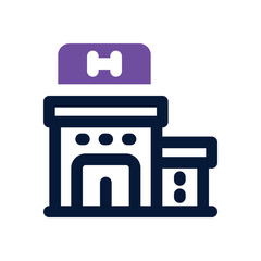 hotel duotone icon. Sleek and modern vector icon for websites, mobile apps, marketing materials, and corporate design. Fully scalable and ready to use.