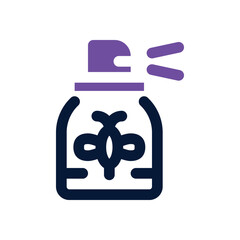 mosquito repellent duotone icon. Sleek and modern vector icon for websites, mobile apps, marketing materials, and corporate design. Fully scalable and ready to use.