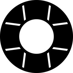 Lifebuoy icon. 
swimming ring black silhouette design.
lifebuoy silhouette vector Isolated.
Transparent background. 
