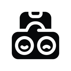 feedback glyph icon. Strong and solid vector icon for websites, mobile interfaces, presentations, and visual branding. High quality and easy to edit.