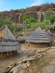 Lotuko village in South Sudan 