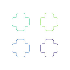 MEDICAL CROSS PHARMACY HOSPITAL SIGN SYMBOL LOGO