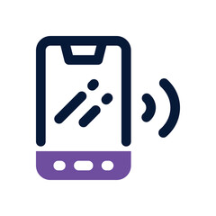 smartphone duotone icon. Sleek and modern vector icon for websites, mobile apps, marketing materials, and corporate design. Fully scalable and ready to use.