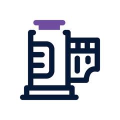 camera roll duotone icon. Sleek and modern vector icon for websites, mobile apps, marketing materials, and corporate design. Fully scalable and ready to use.