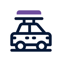 car duotone icon. Sleek and modern vector icon for websites, mobile apps, marketing materials, and corporate design. Fully scalable and ready to use.