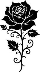 Ornate Gothic Filigree Tattoo Design vector bundle