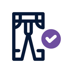 pant duotone icon. Sleek and modern vector icon for websites, mobile apps, marketing materials, and corporate design. Fully scalable and ready to use.