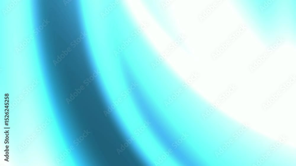 Poster abstract animation of soft blue and white waves moving smoothly like fabric under light. ideal for b