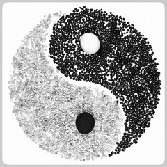 Pierres yin yang 
