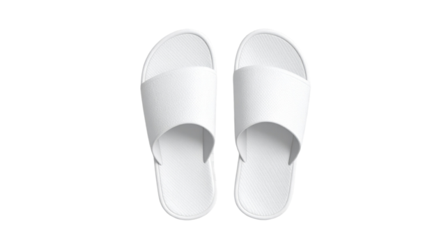 Luxurious white leather shoes on a white background