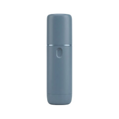 Blue portable mist spray bottle, isolated on transparent background  