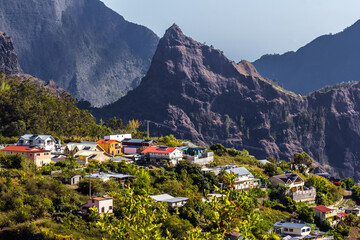 Village de Cilaos, Gueule Rouge, île de la Réunion 