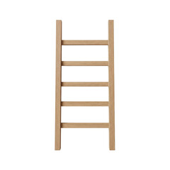 Small wooden ladder, isolated on transparent background   © PNG Lab
