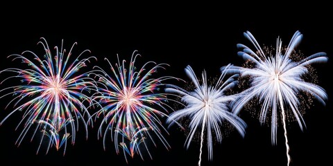日本の夏祭りの花火大会