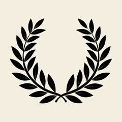 golden laurel wreath