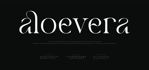 Elegance luxuries alphabet letters font typography elegant wedding classic lettering serif fonts decorative vintage retro logo design vector logo for brand
