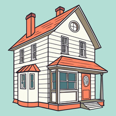 vector illustration of a house