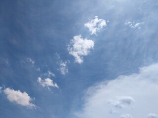 Floating Sky Shapes In Motion