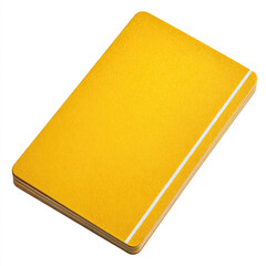 Stack of Yellow Gift Cards with White Stripe Design